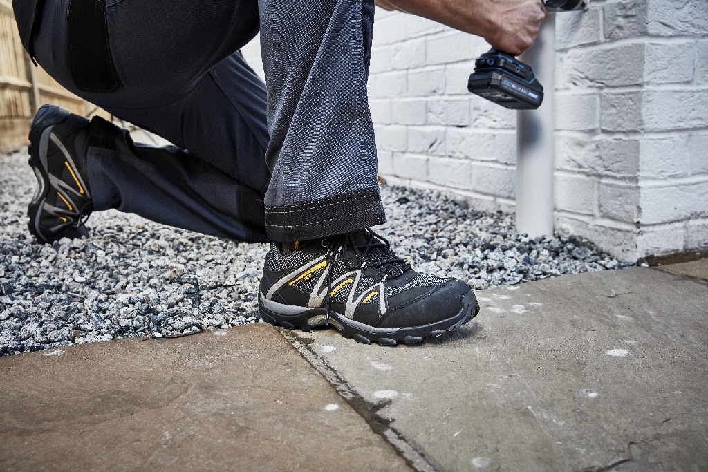 Pantofi protectie, S1 P, marimea 43, negru, barbati, talpa cauciuc • Site