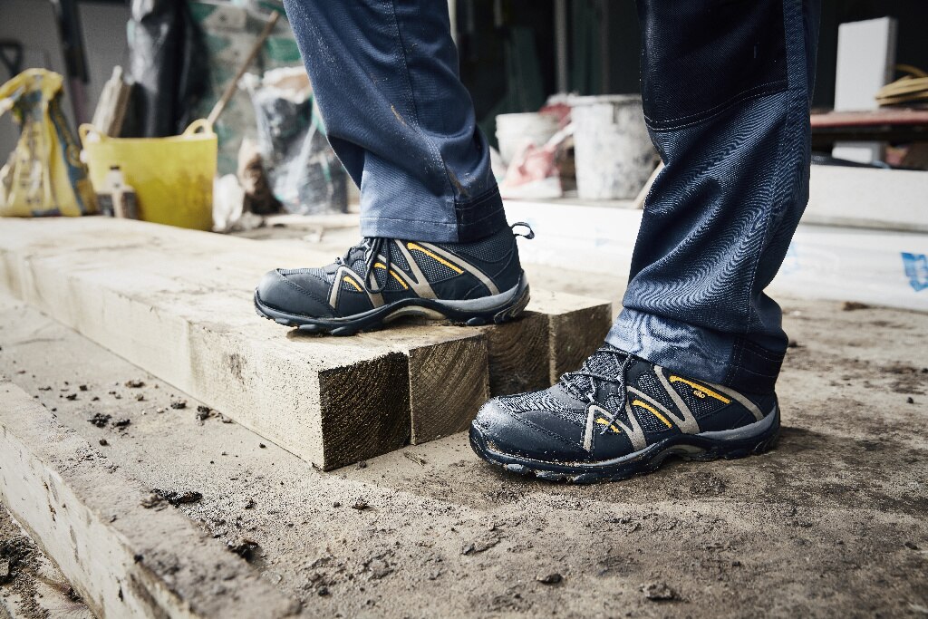 Pantofi protectie, S1 P, marimea 43, negru, barbati, talpa cauciuc  Site