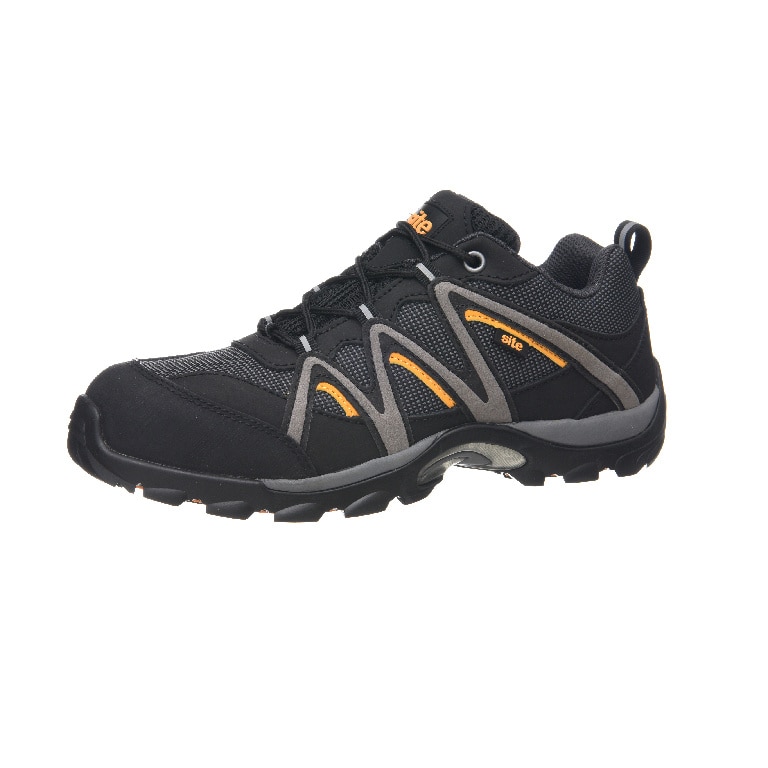 Pantofi protectie, S1 P, marimea 43, negru, barbati, talpa cauciuc • Site