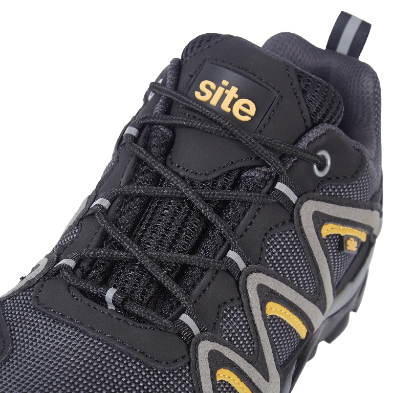Pantofi protectie, S1 P, marimea 43, negru, barbati, talpa cauciuc • Site