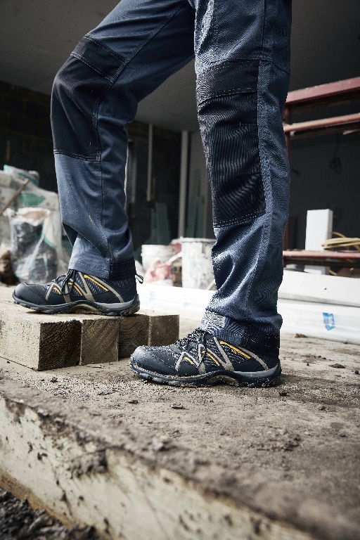 Pantofi protectie, S1 P, marimea 43, negru, barbati, talpa cauciuc • Site