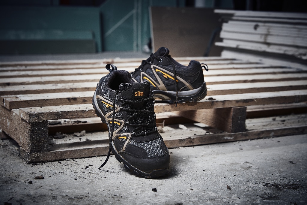 Pantofi protectie, S1 P, marimea 43, negru, barbati, talpa cauciuc • Site