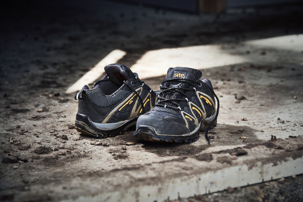 Pantofi protectie, S1 P, marimea 43, negru, barbati, talpa cauciuc • Site