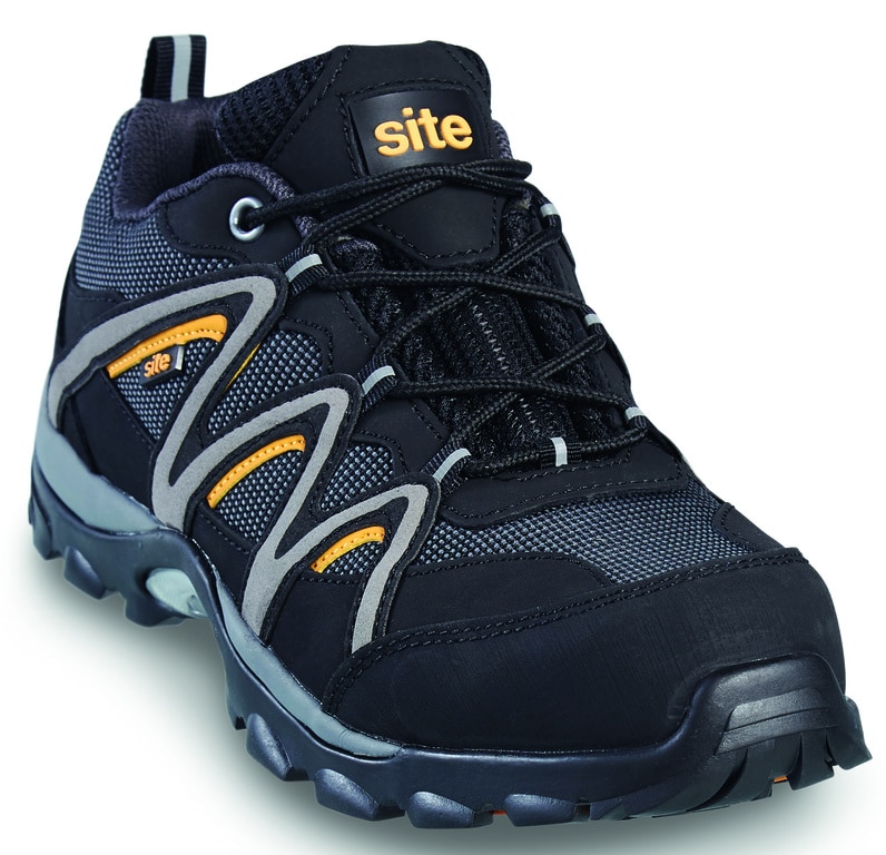 Pantofi protectie, S1 P, marimea 41, negru, barbati, talpa cauciuc  Site