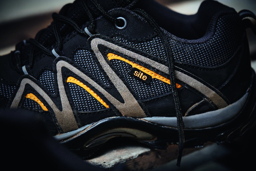 Pantofi protectie, S1 P, marimea 41, negru, barbati, talpa cauciuc  Site