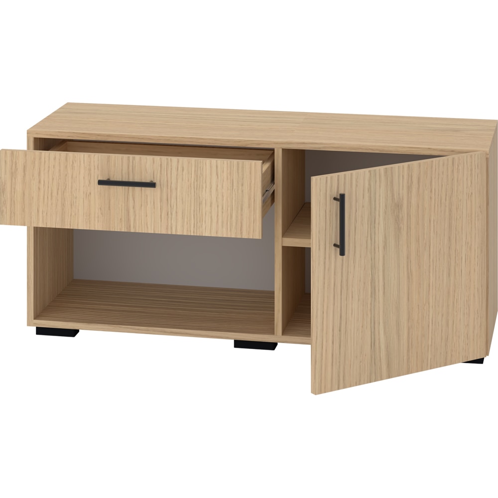 Pantofar Vicenza, PAL, 105 x 35 x 45 cm, stejar