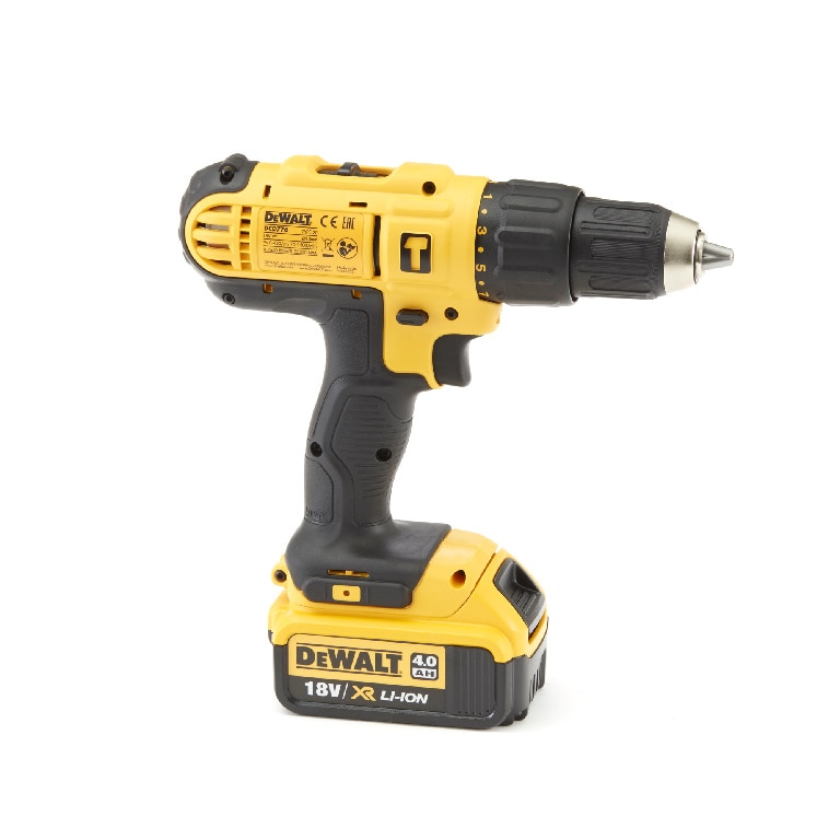Masina de gaurit si insurubat, cu percutie, acumulator, 4 Ah, 42 Nm DeWalt DCD776