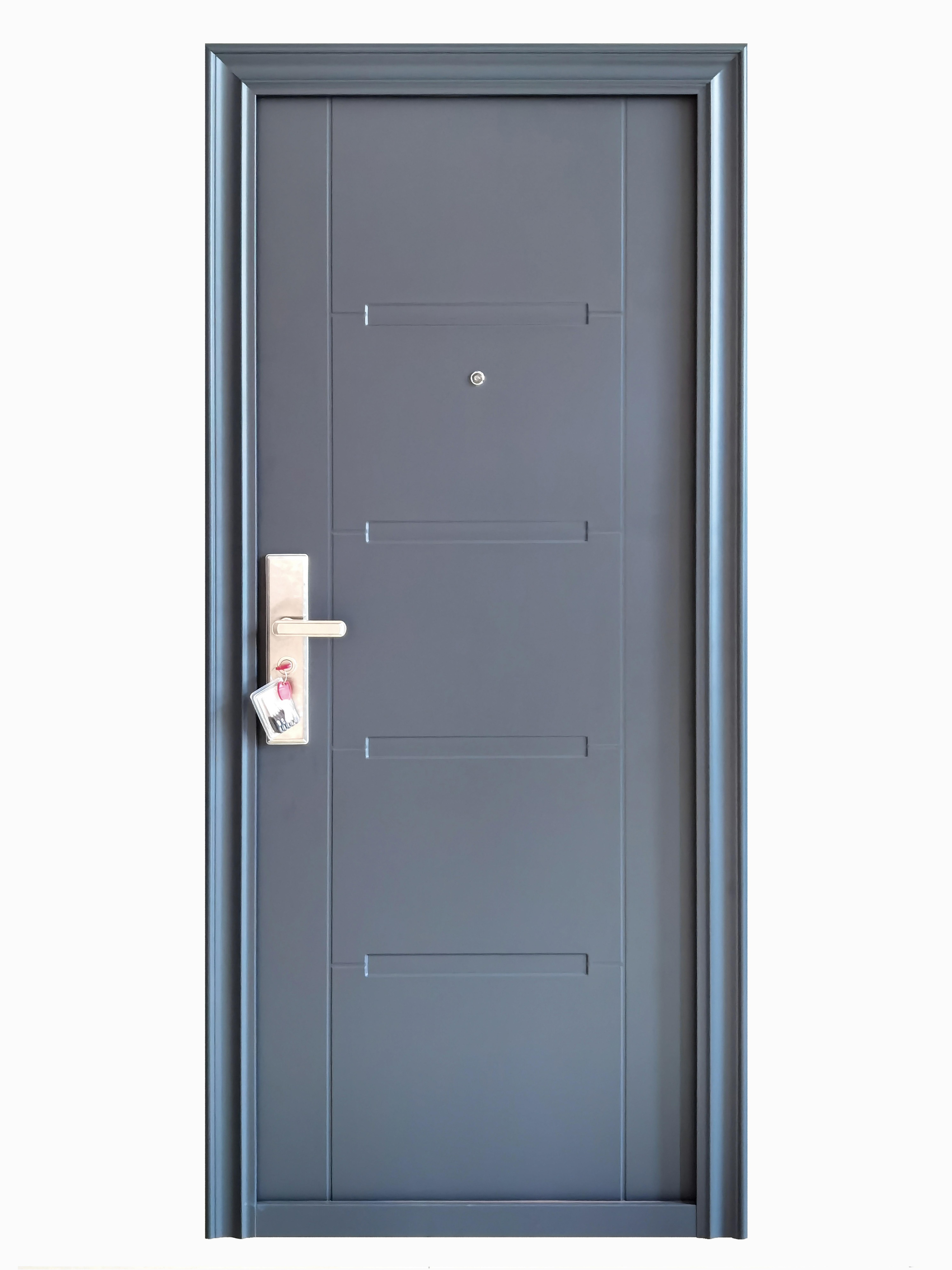 Usa de apartament, metalica, antracit, dreapta, 205 x 88 cm  Square