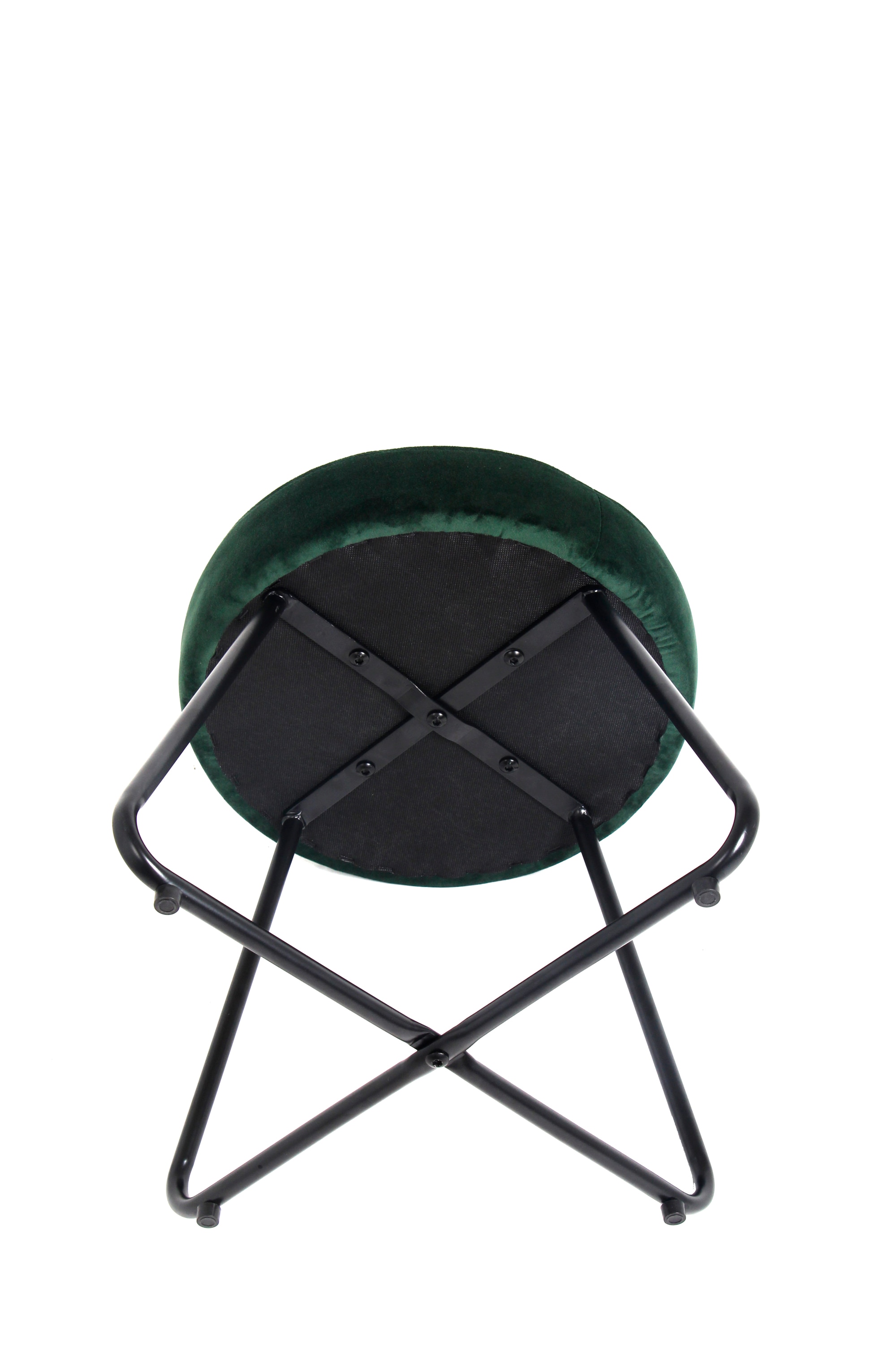 Taburet vernil, catifea, 40 x 48 cm • Turio