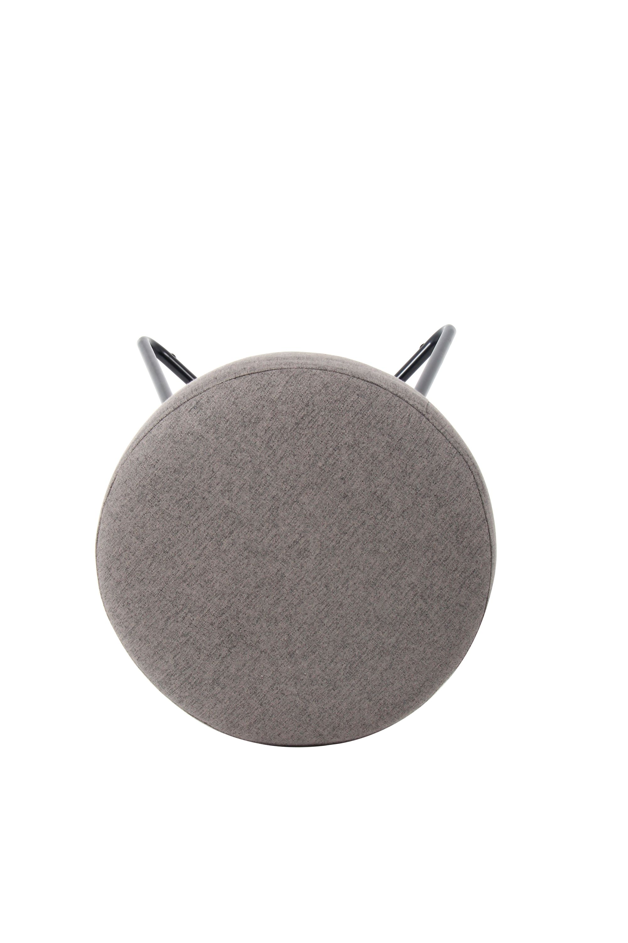 Taburet gri, panza, 40 x 48 cm  Turio