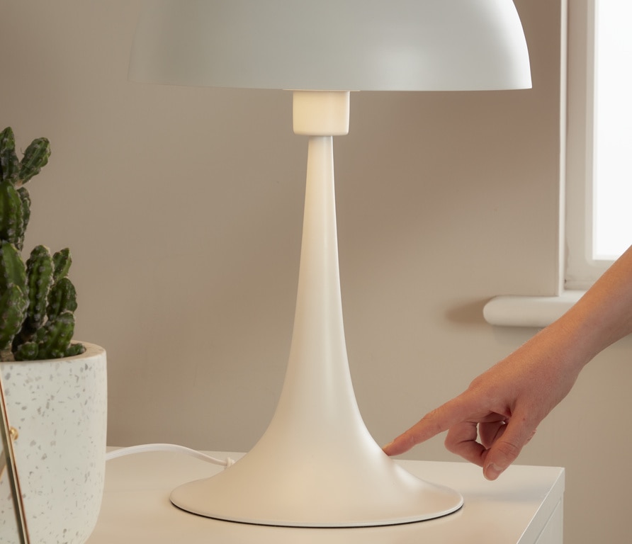 Veioza alba, 1 bec, E27, 42 W  GoodHome Buzzell