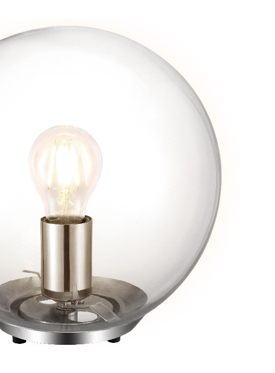 Veioza GOODHOME Barool, E27, IP20, transparent