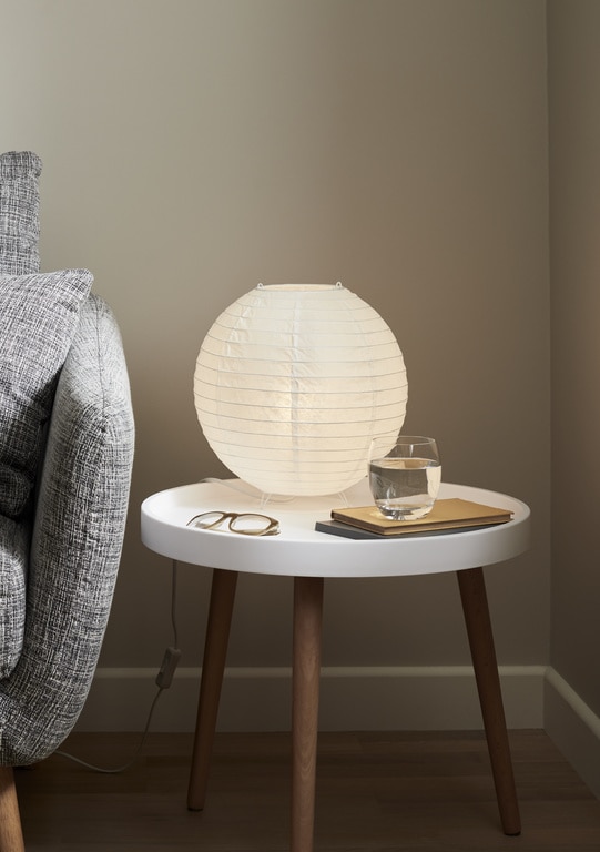 Veioza GOODHOME Taynae, E27, IP20, alb