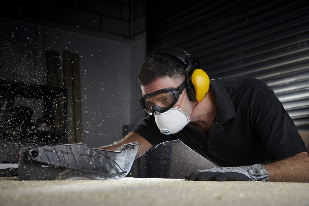 Masca protectie Site SRE446, FFP3, cu supapa, set 2 bucati, alba