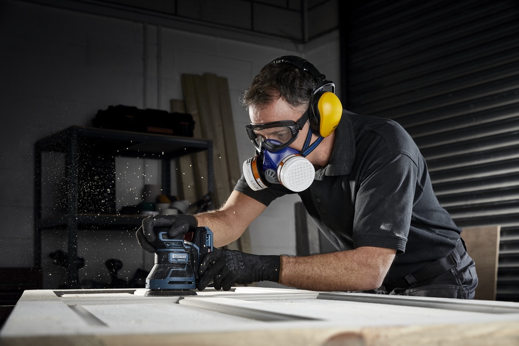 Semimasca protectie Site, filtru A1P2, reutilizabila 28 zile, albastru