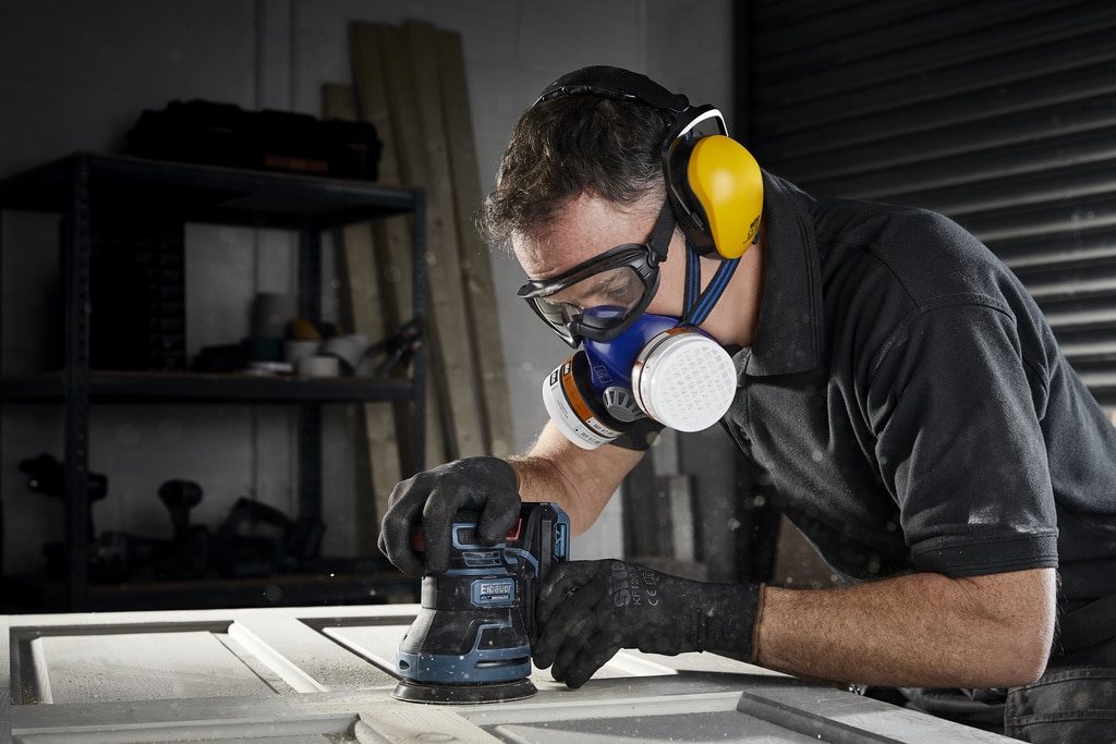 Semimasca protectie Site, filtru A1P2, reutilizabila 28 zile, albastru