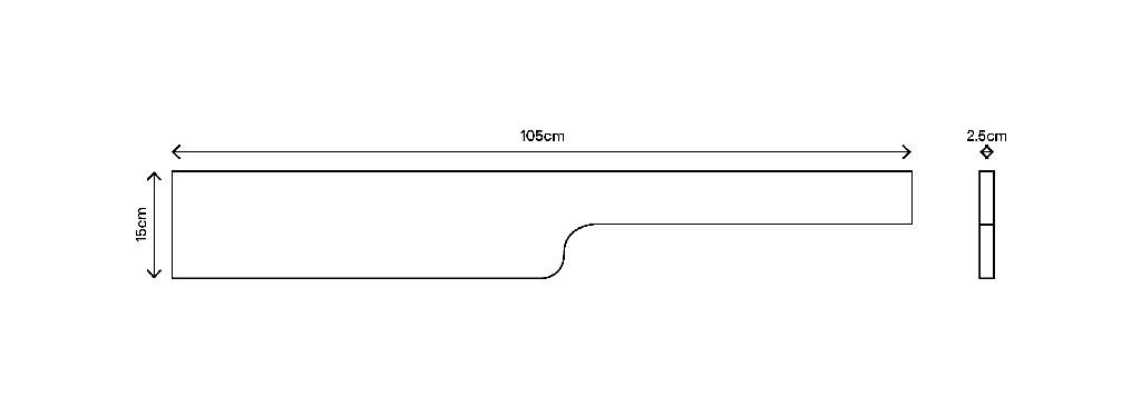 Raft baie GOODHOME Himalia, 105 cm, gri
