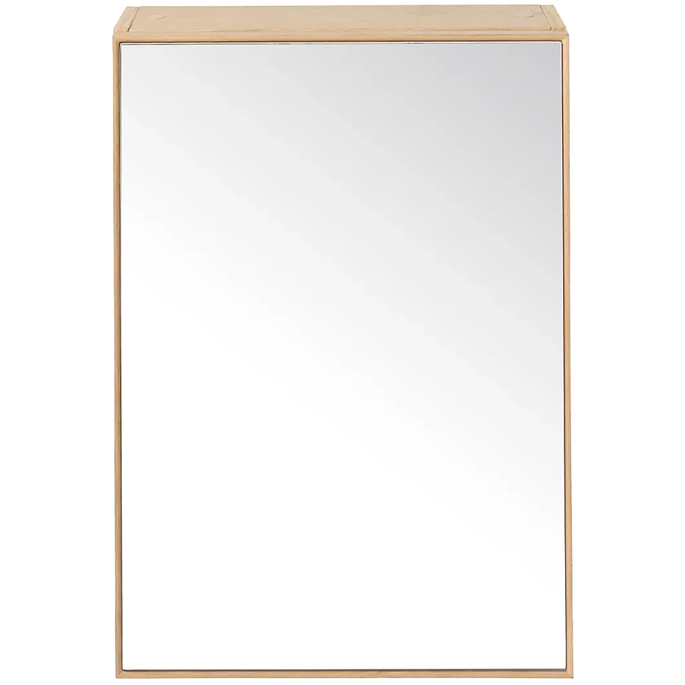 Dulap suspendat cu oglinda GoodHome Avela, 50 x 15 x 70 cm, PAL, maro