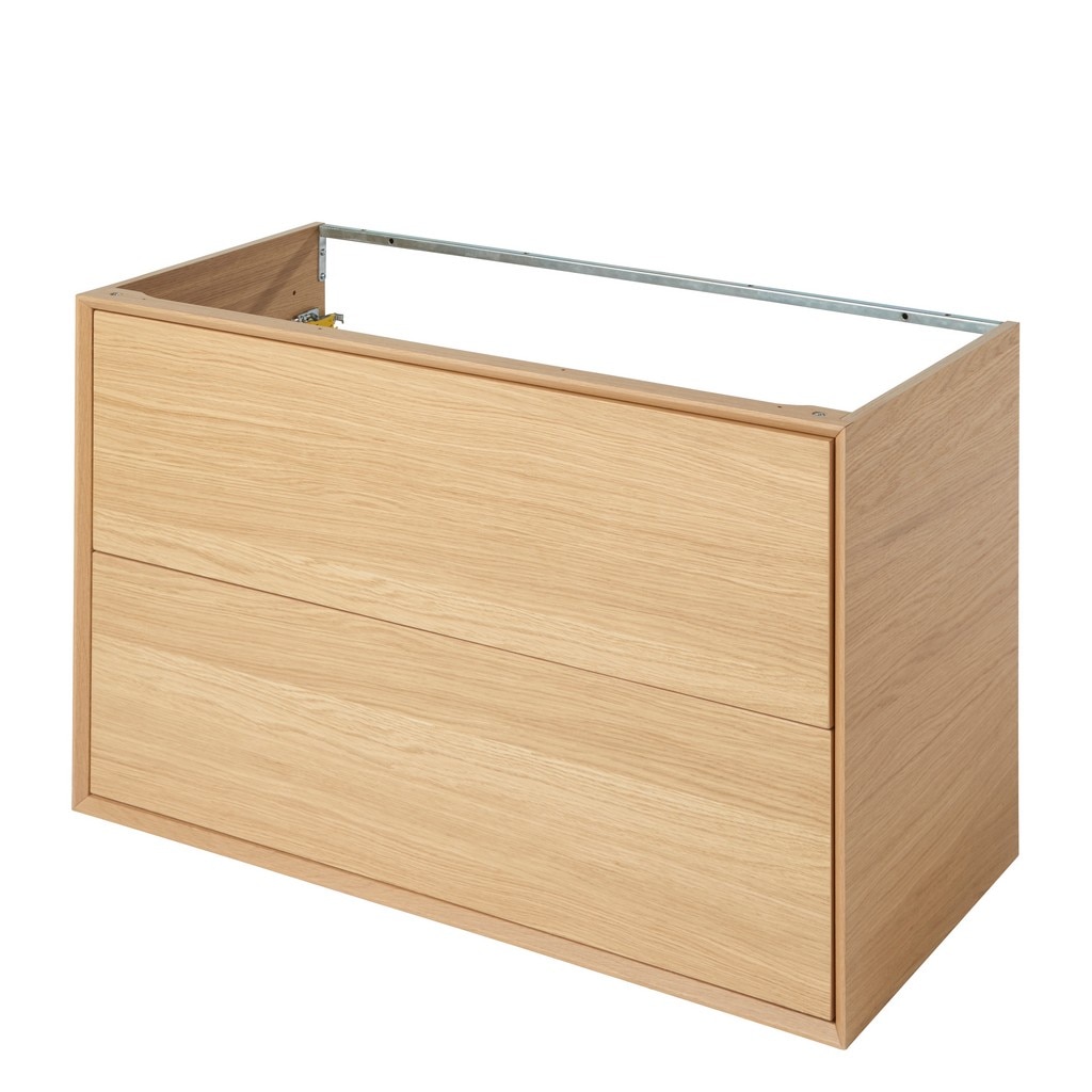 Masca lavoar GoodHome Avela, suspendata, 100 x 45 x 60 cm, stejar