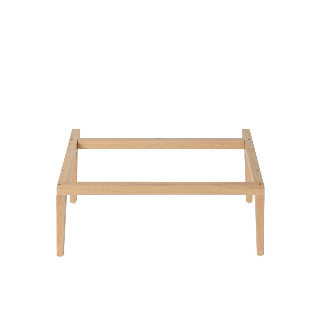 Cadru baza cu 4 picioare GOODHOME Avela, 60 x 21 x 45 cm, lemn, maro