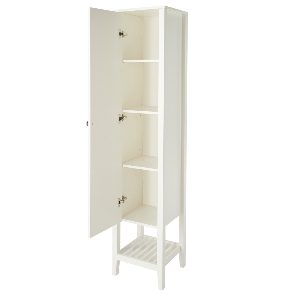 Dulap baie GoodHome Perma, 185 x 40 x 36 cm, alb