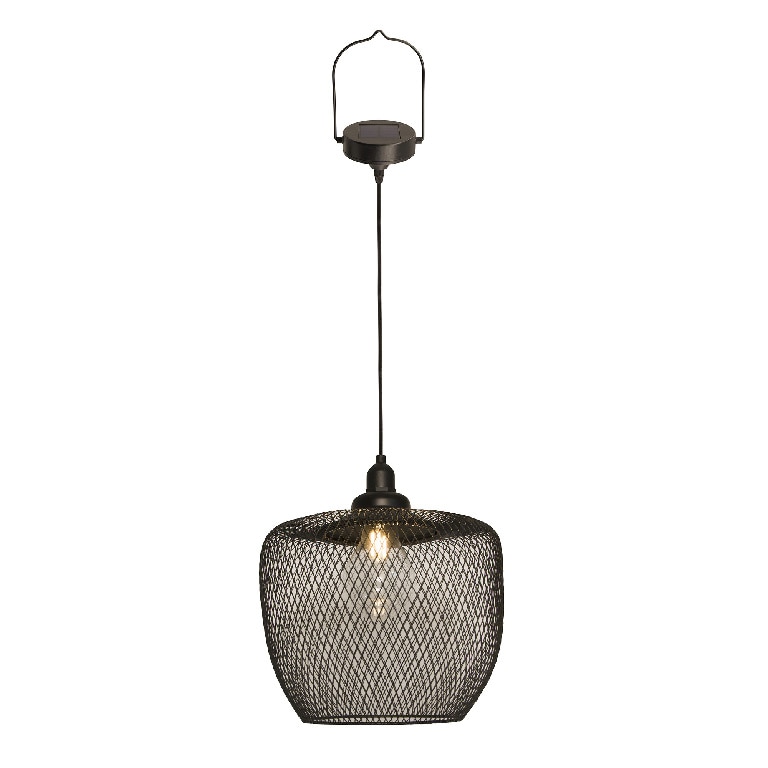 Plafoniera LED, neagra, D18, 1.2 V, metal si sticla  • Koyaka