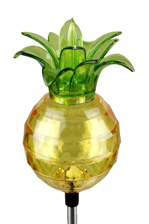 Lampa solara Ananas, 68 cm, galben