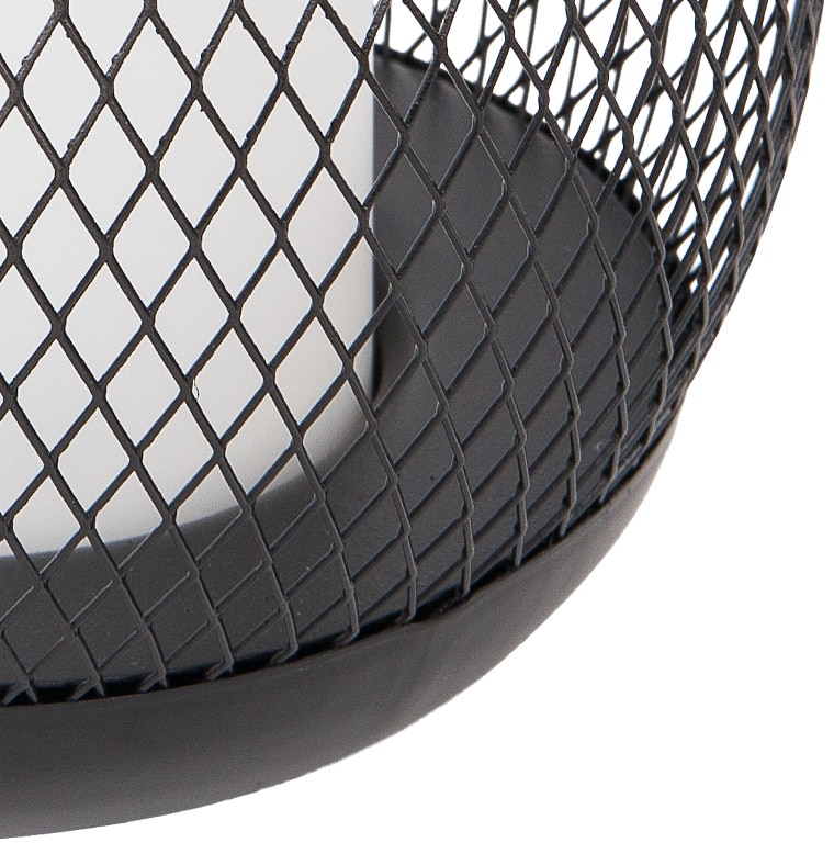 Lampa solara LED, metal, negru, 1 bucata, 0.06 W • Blooma