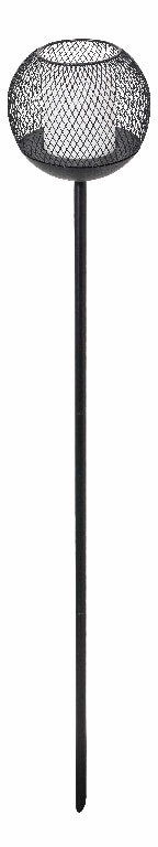 Lampa solara LED, metal, negru, 1 bucata, 0.06 W • Blooma