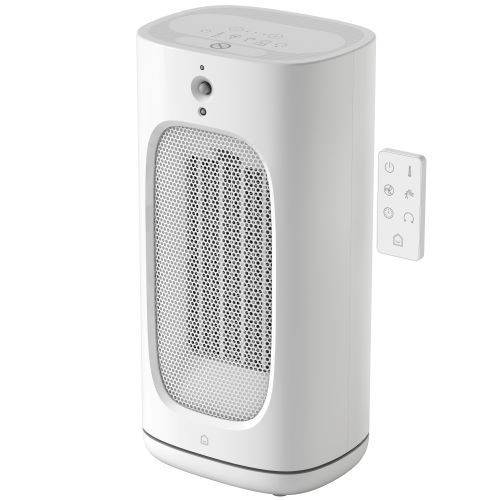 Aeroterma oscilanta GOODHOME Colenso, 15 x 38 x 19 cm, 2400W, IP20, plastic, alb