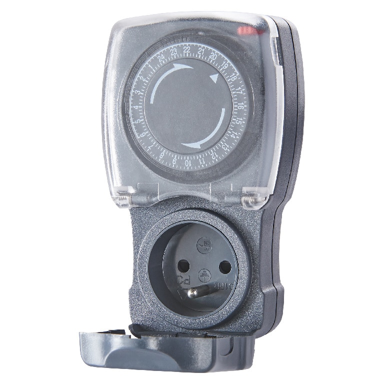 Priza Programabila Pt Ext.24H IP44,