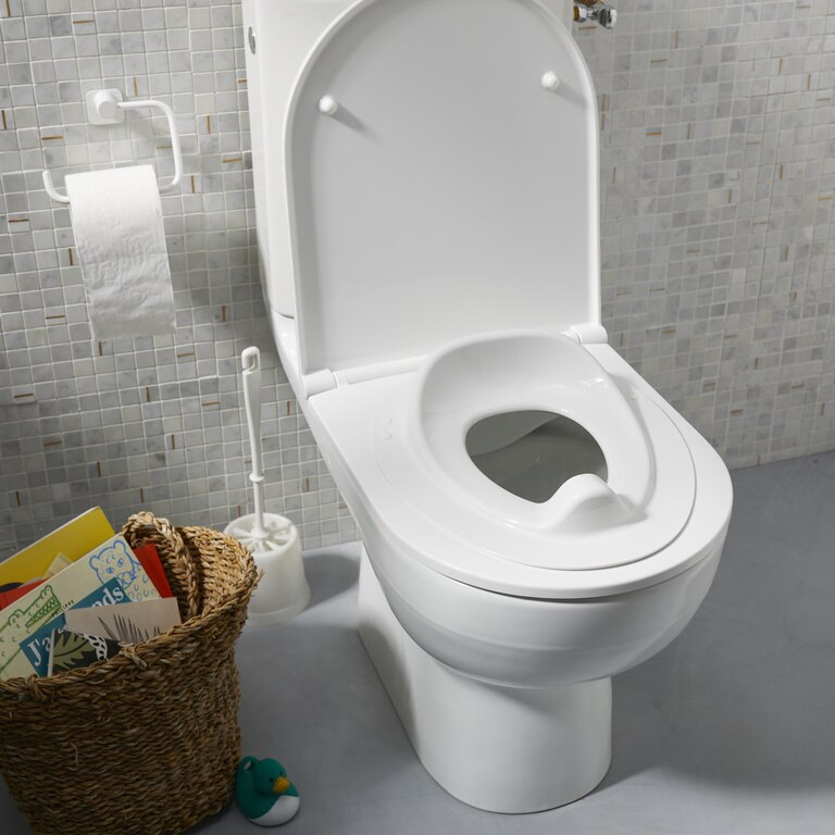 Capac WC cu reductor GOODHOME Yalu, polipropilena, alb