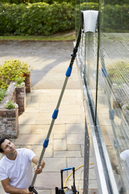 Lance telescopica pentru masini de spalat sub presiune Mac Allister, 180 bar, 4 m, aluminiu si plastic