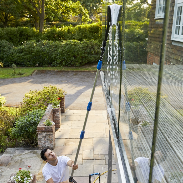 Lance telescopica pentru masini de spalat sub presiune Mac Allister, 180 bar, 4 m, aluminiu si plastic