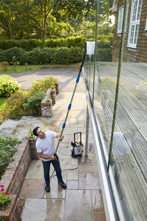 Lance telescopica pentru masini de spalat sub presiune Mac Allister, 180 bar, 4 m, aluminiu si plastic