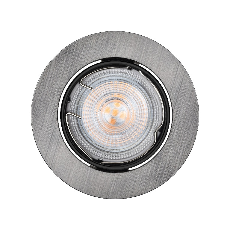 Set 10 Spoturi Crom Led 8.5Cm
