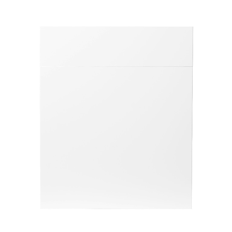 Front alb, usa fata si usa sertar 60 cm • Balsamita