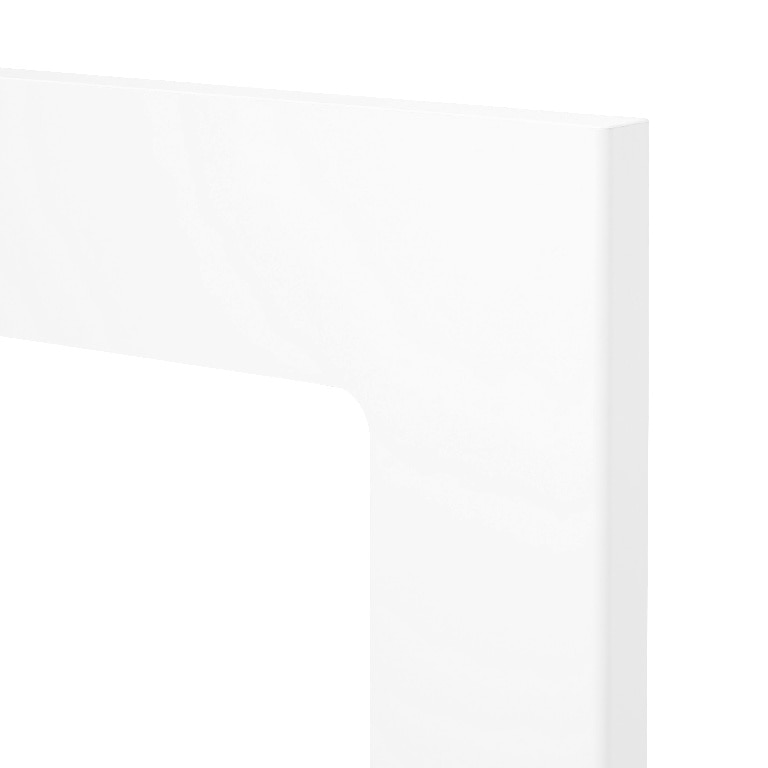 Front alb mat, usa sticla dulap 30 cm  Balsamita