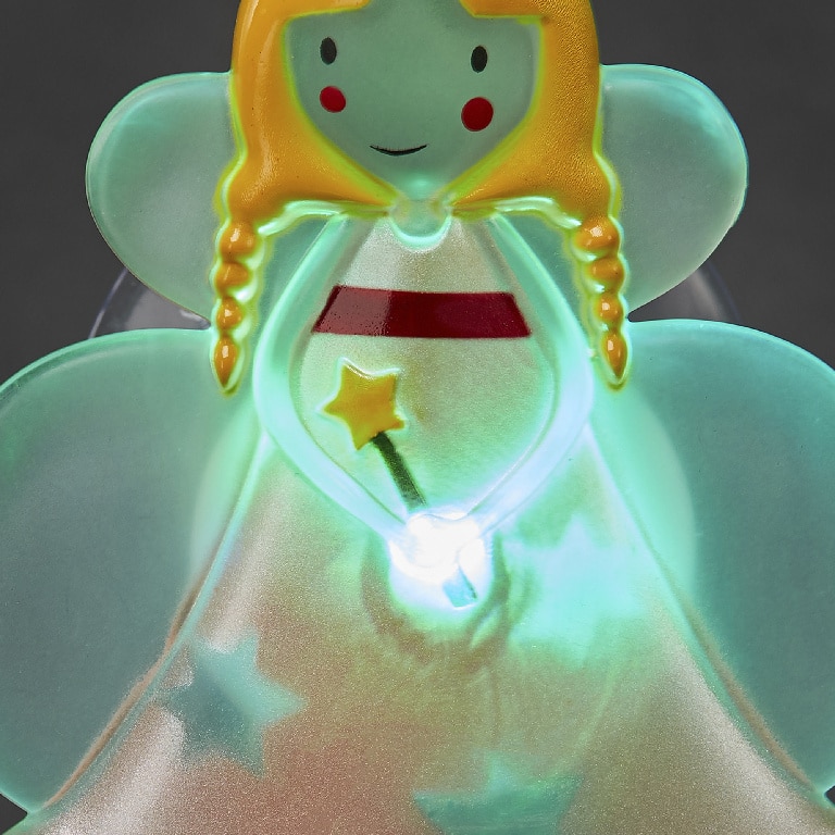 Figurina luminoasa Zana, 4 x 9 cm, multicolor