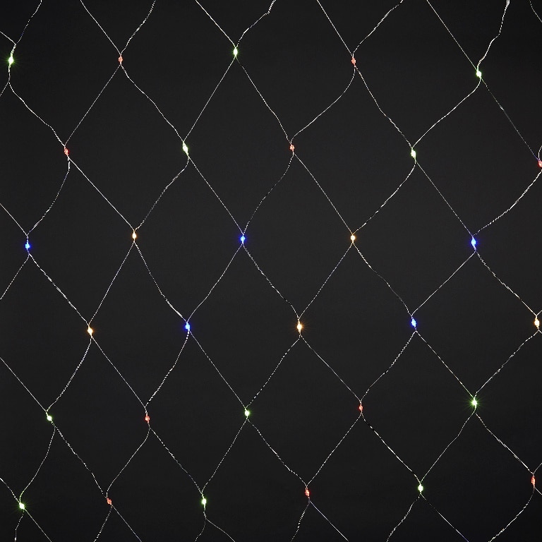 Perdea lumini, 120 led-uri, 2 m, iluminare color