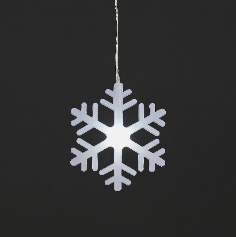 Ghirlanda luminoasa Stelute, 8 led-uri, 5.2 m, iluminare alb rece