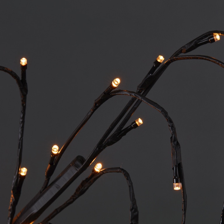 Decoratiune luminoasa Salcie, 400 led-uri, 152 cm, negru