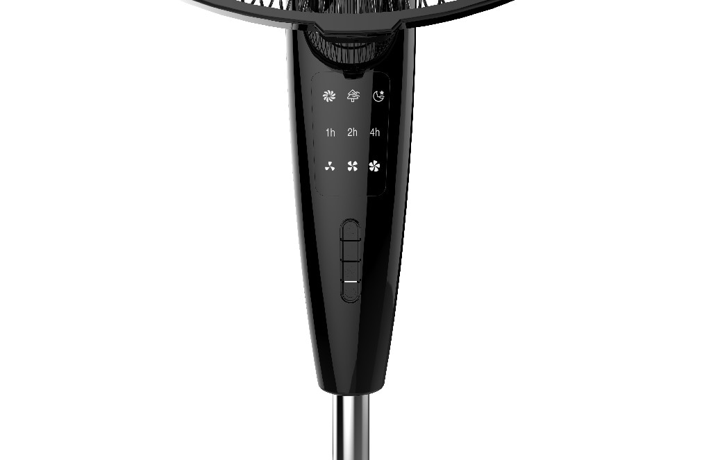 Ventilator cu picior, 55 W, 40 cm, negru  GoodHome