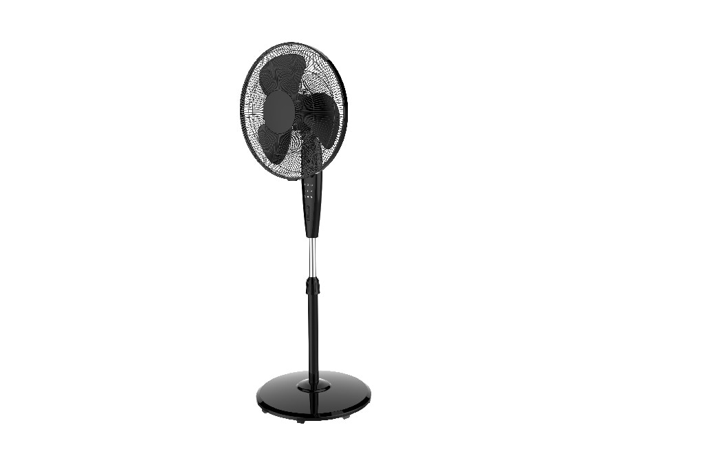 Ventilator cu picior, 55 W, 40 cm, negru  GoodHome