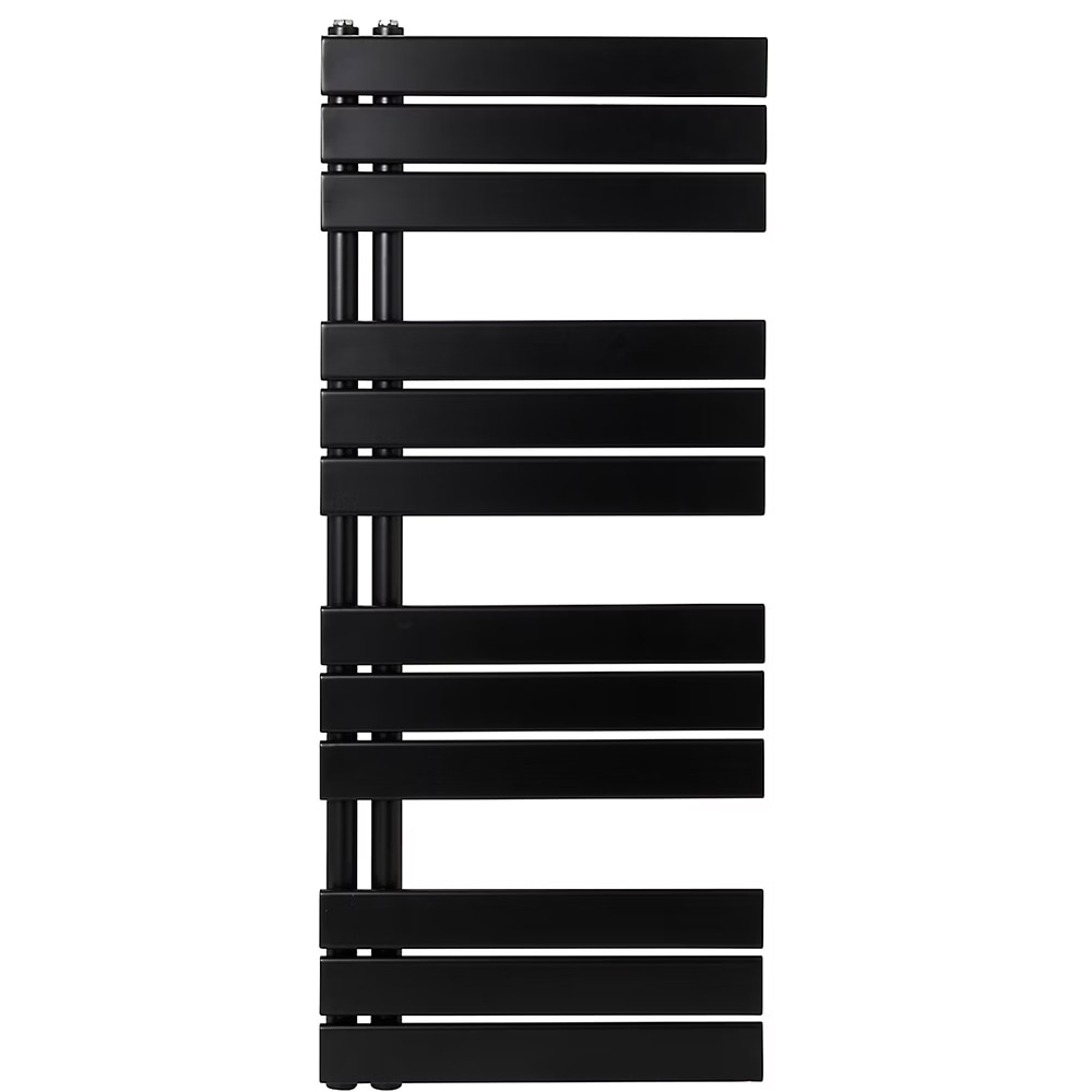 Calorifer baie portprosop GOODHOME Boxwood UC1200500BM, otel, 500 x 1200 mm, negru