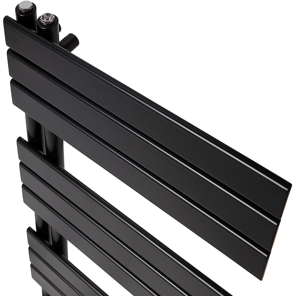 Calorifer baie portprosop GOODHOME Boxwood UC1200500BM, otel, 500 x 1200 mm, negru