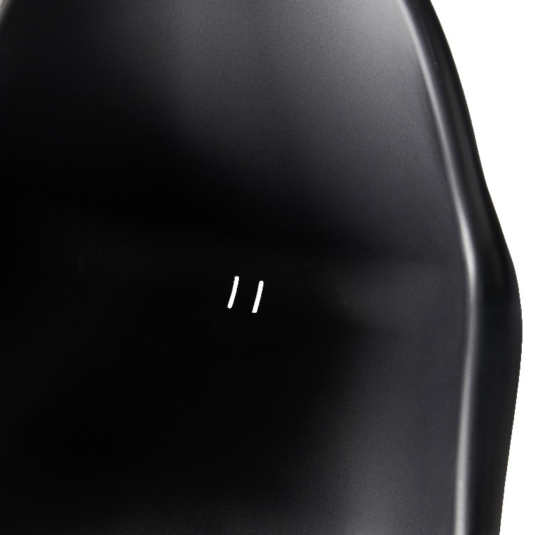 Scaun de gradina si terasa GoodHome Kiwee, negru, plastic, 58 x 84 x 61 cm