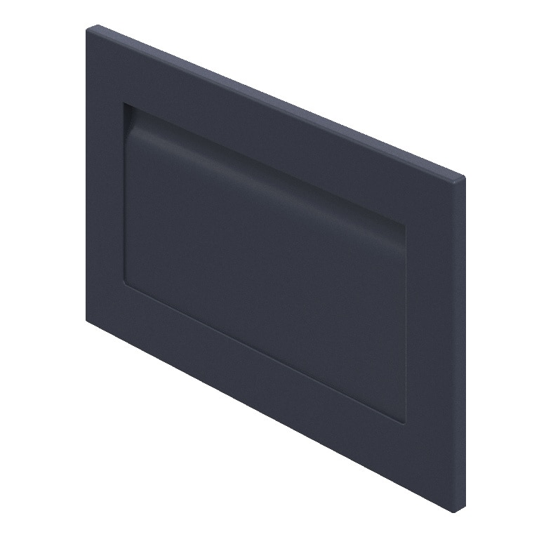 Front usa, 2 sertare, 60 cm, albastru  Garcinia