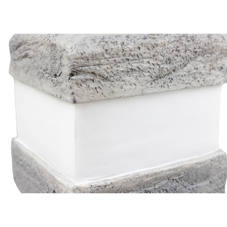 Lampa solara LED, patrata, rasina poliuretanica, gri, 1 bucata, 0.11 W