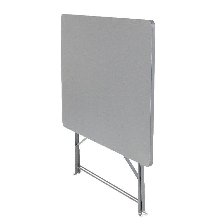 Masa de gradina pliabila, otel, gri, dreptunghiulara, 4 persoane, 110 x 70 x 71 cm • GoodHome saba